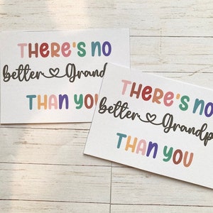 2 grandi abbellimenti per la creazione di biglietti No Better Grandpa, biglietti di famiglia, forniture per scrapbooking, forniture artigianali, toppers per carte, artigianato fai-da-te