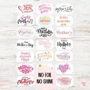 21 pancartas variadas para hacer tarjetas con el lema Feliz Día de la Madre, suministros para hacer tarjetas, suministros para manualidades, adornos para tarjetas, sentimientos para el Día de la Madre, adornos