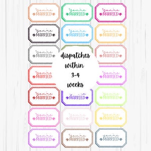 21 Estás casado, adornos para hacer tarjetas, hacer tus propias tarjetas de felicitación de boda, artículos para manualidades DIY, adornos para tarjetas, artículos para álbumes de recortes