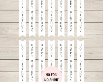 Happy Birthday Card Making Banners: Scrapbooking Embellishments