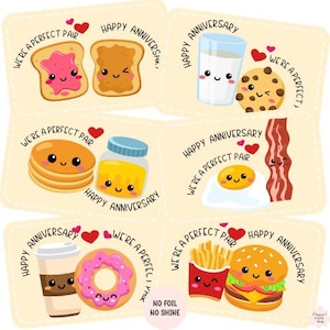 6 pares perfeitos de toppers para cartões de comida, confecção de cartões de aniversário, materiais para confecção de cartões, faça seus próprios cartões engraçados feitos à mão, artesanato, scrapbooking
