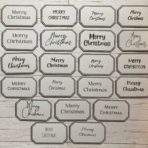 21 crèmekleurige Merry Christmas-sentimentkaarten maken, versieringen, kaarten maken, knutselspullen, scrapbookingbenodigdheden, kaarttoppers, papercrafts