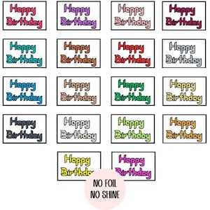 18 bannières joyeux anniversaire, fournitures pour fabrication de cartes, fabrication de cartes d'anniversaire, faire vos propres cartes d'anniversaire, fournitures de bricolage, scrapbooking