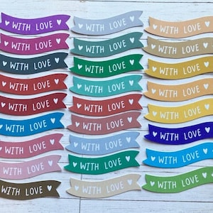 26 adornos para hacer tarjetas con amor, frases para cualquier ocasión, pancartas de saludos, fabricación de tarjetas DIY, suministros para manualidades, suministros para álbumes de recortes
