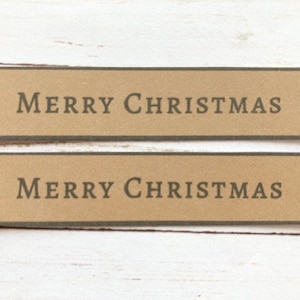 16 abbellimenti per biglietti di auguri di Natale in carta kraft marrone, striscioni di auguri, creazione di biglietti di Natale, forniture per l'artigianato, forniture per scrapbooking, artigianato