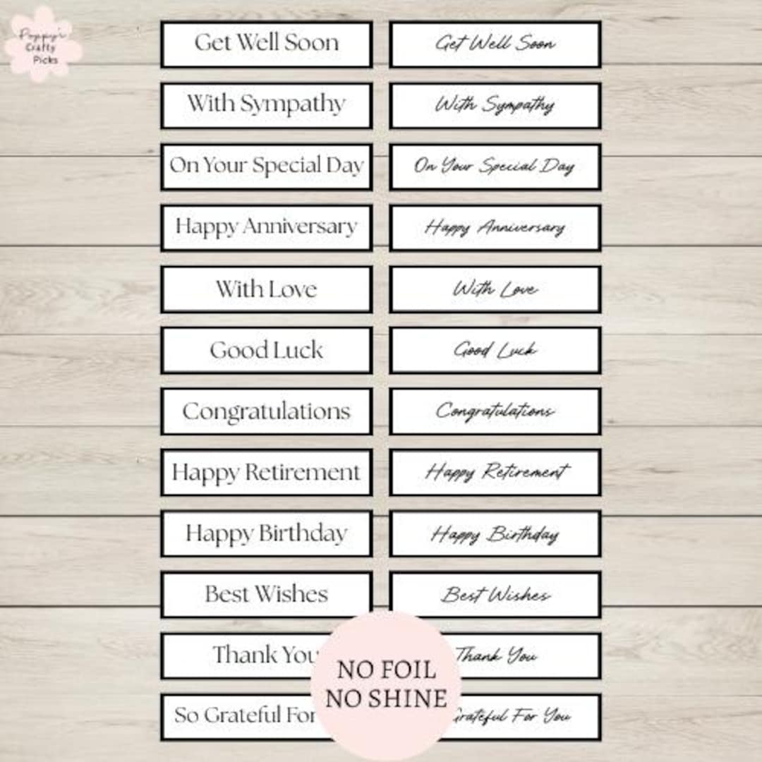 Sentiments Banners Card Making Mixed Sentiment Card Making Banners: Scrapbooking & Collage - Etsy