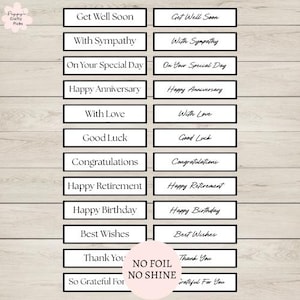 24 striscioni di auguri con sentimenti misti, forniture per la creazione di biglietti, creazione di biglietti, crea i tuoi biglietti di auguri, forniture per l'artigianato, forniture per scrapbooking