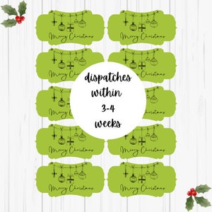 10 frasi di auguri di Buon Natale in verde, striscioni natalizi, materiali per bricolage, elementi per scrapbooking, abbellimenti per biglietti, decorazioni per biglietti