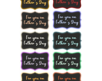 10 For You On Fathers Day card making banners embellishments sentiments card toppers Make your own greetings cards Scrapbooking Journaling