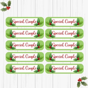 10 speciale kaartenbanners voor koppels, kerstkaarten maken, kerstmis, knutselspullen, scrapbookingbenodigdheden, kaarttoppers, kaartversieringen