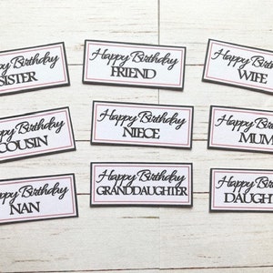 Ensemble de décorations pour femmes, parentes mixtes, fabrication de cartes d'anniversaire, embellissements, décorations, faites vos propres cartes de voeux pour la famille, 18 ans