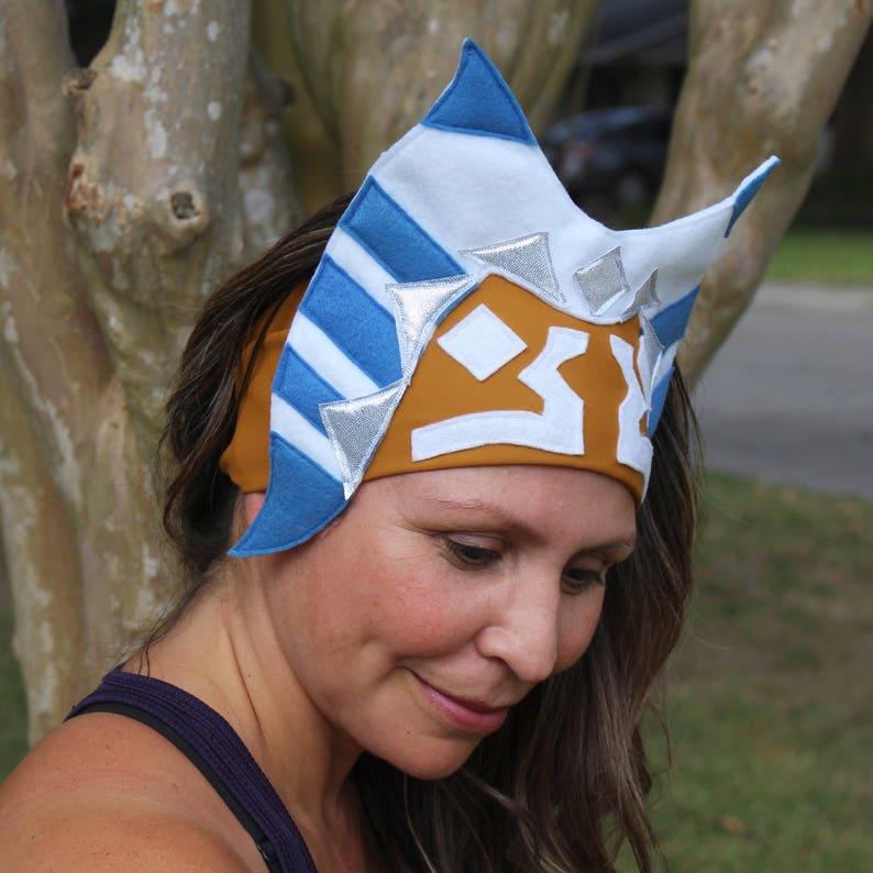 Ahsoka Tano running headband performance fabric Etsy