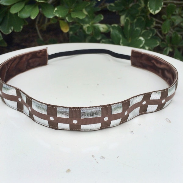 Chewbacca running headband 7/8 inches wide non slip