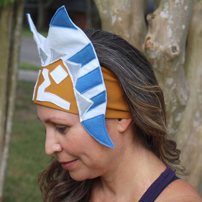 Ahsoka Tano running headband performance fabric Etsy