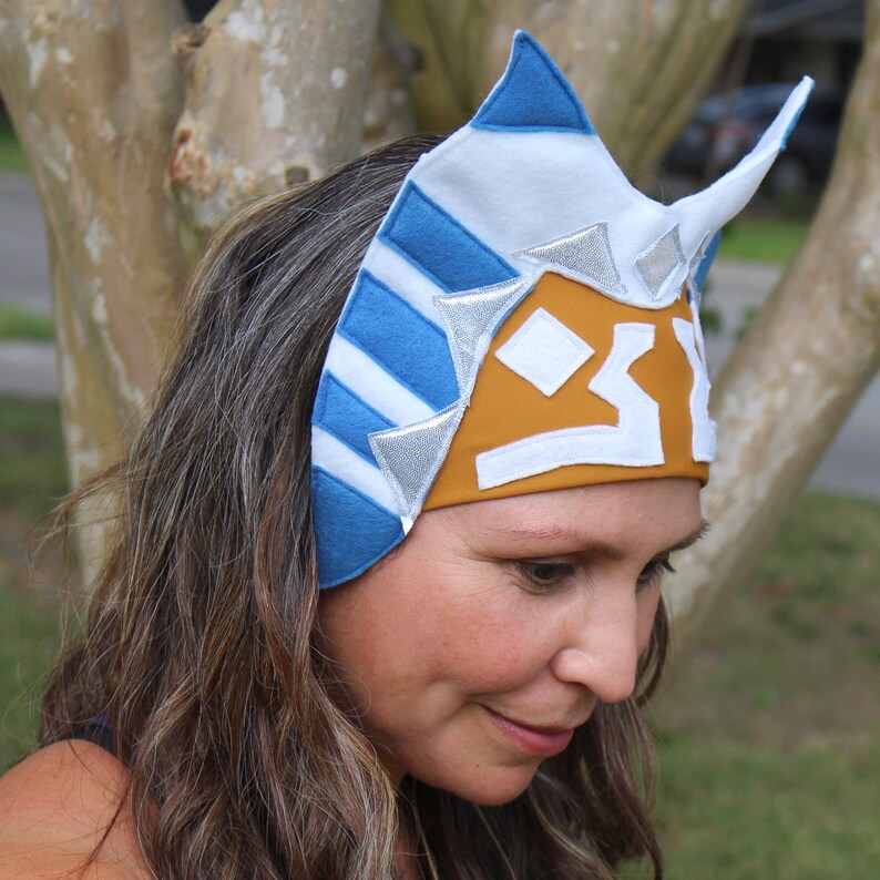Ahsoka Tano running headband performance fabric Etsy