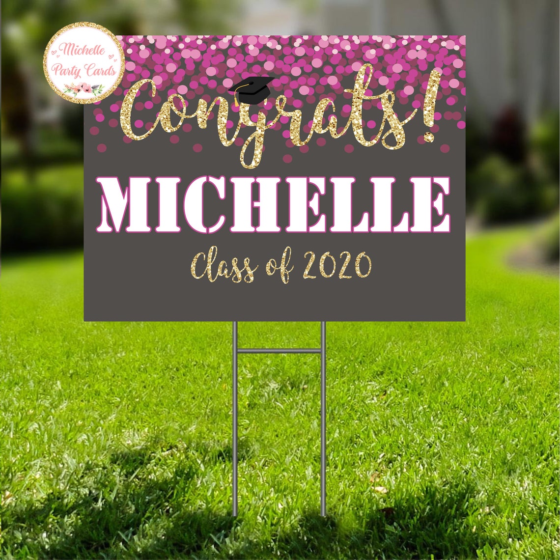 Graduation Yard Sign Graduation Sign personalized Etsy