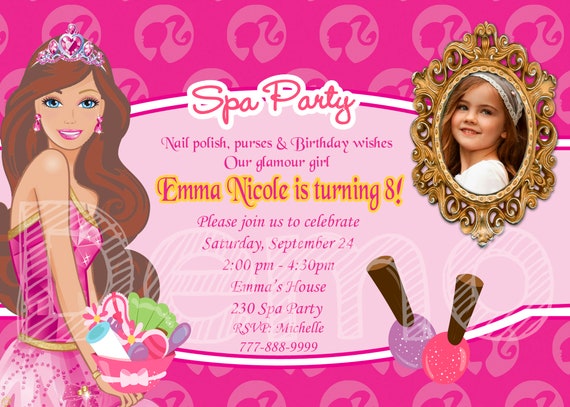 barbie spa party