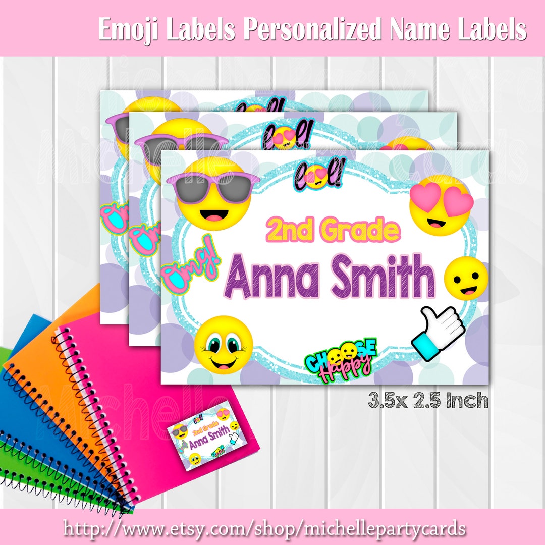 Emoji Address Labels – All Emojis – IYYCYC