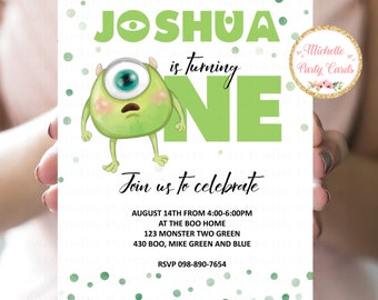 Monster First Invite Theme, Monster 1st Birthday, Invitation Little Monster, Monster Party, Monster Boy, Party Boy, Monster Birthday