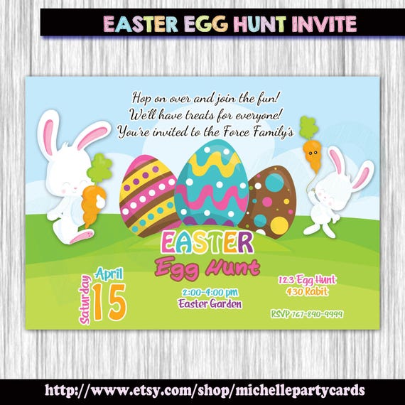 Aanklager limoen Dapperheid Easter Egg Hunt Uitnodiging. Paasfeest Paasverjaardag Pasen - Etsy België