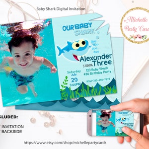 Baby Hai Einladung, Hai Einladung, Hai Einladung, Einladung Zum Geburtstag, Einladung