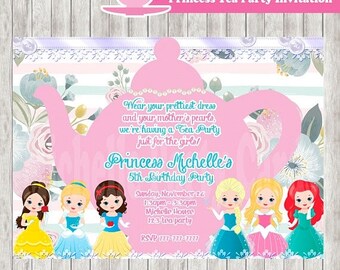 Sofia The First Tea Party Invitations 8