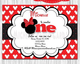 Minnie Mouse Birthday Party-Minnie Mouse Birthday Red-Minnie Mouse Party Pink