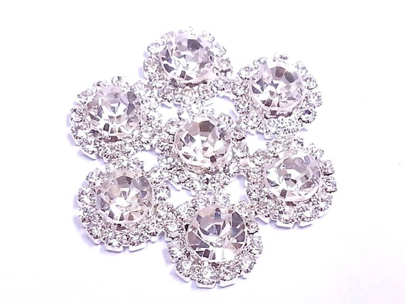 12 x 32mm Self Adhesive PEARL BOWS Stick On WEDDING Gems Card Making CRAFT