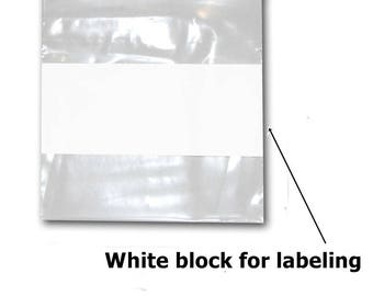 Clear Poly Zipper Bags 1.8 mils Plastic Reclosable Gift Bags 2.3/”x3.1/” Pack of 100 for Small Crafts