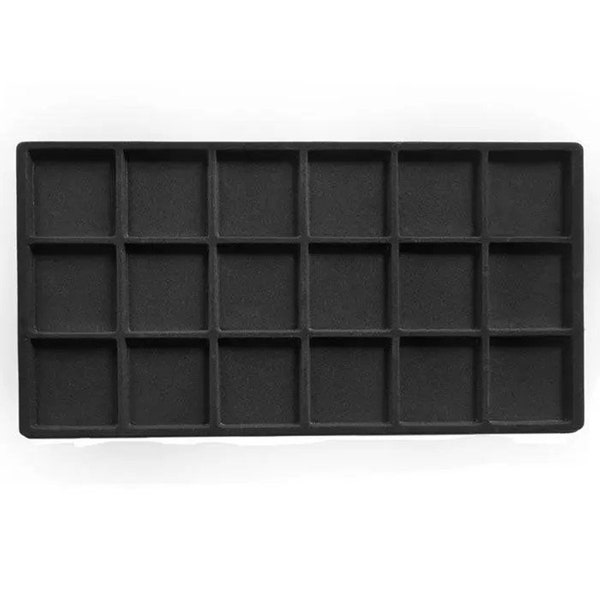 18 Space Liner Inserts for Jewelry Trays and Cases Hobby Trays and Cases Jewelry Poccket Watch Storage Collectibles Coins