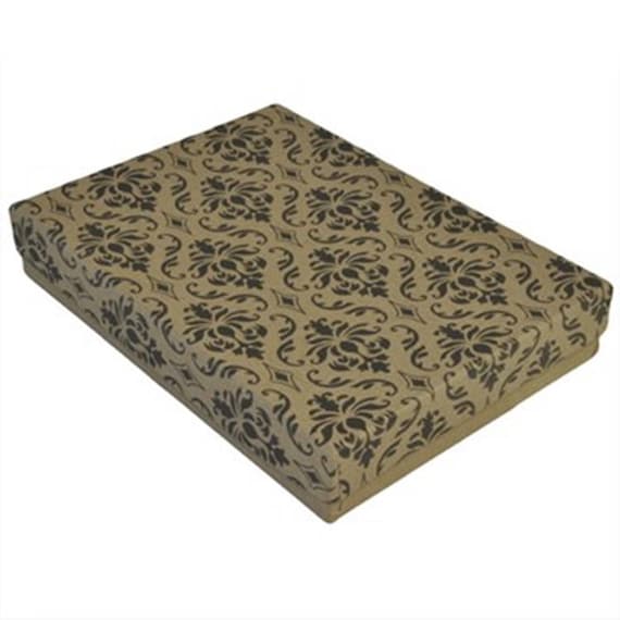 LOT of 20~50~100~500Pcs JEWELRY BOXES FLORAL PRINT COTTON FILLED BOXES GIFT BOX