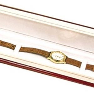 Premium Rosewood Veneer Bracelet Chain  or Watch Jewelry Display Gift Box