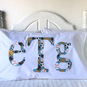 Pillowcase - Monogrammed Pillow Case - Kids Pillowcase - Slumber Party Favors - Custom Pillowcase - Fun Pillowcase - Kids Gift