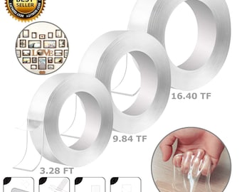 Double-sided Grip Tape Traceless Washable Adhesive Gel Nano Invisible Tape