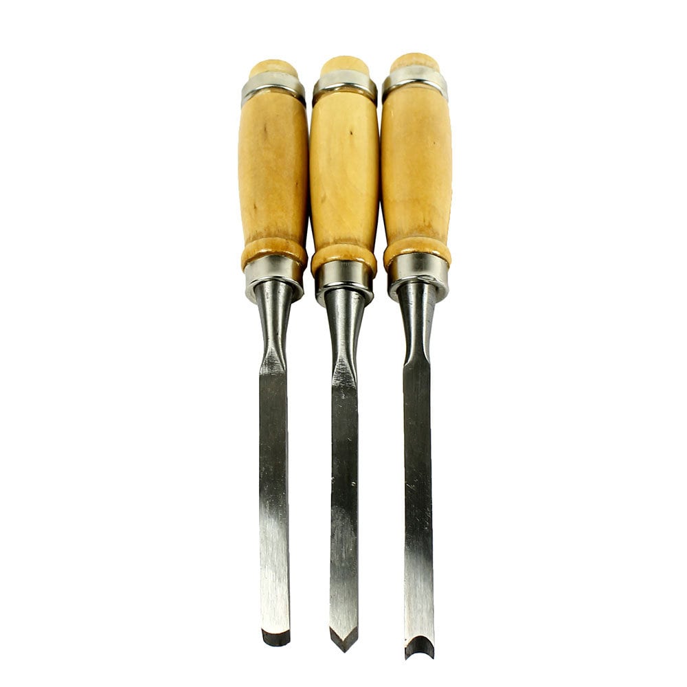 12 Piece Wood Carving Hand Chisel Tool Set Professional Woodworking ...