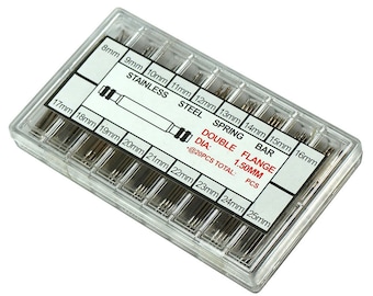 360 PCS Stainless Steel Watch Band Spring Bars Strap Link Pins 8mm - 25mm