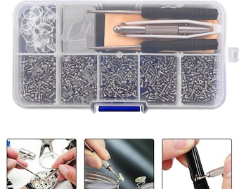 Screw Nut Nose Pad Optical Repair Tool Assorted Kit Set For Eyeglass Sunglasses