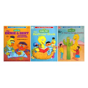 OFFER 3 Sesa Street Vintage Coloring Books Activity Book 230 Pages OFFER 3 Sesa Street Vintage Coloring Books Activity Book 230 Pages