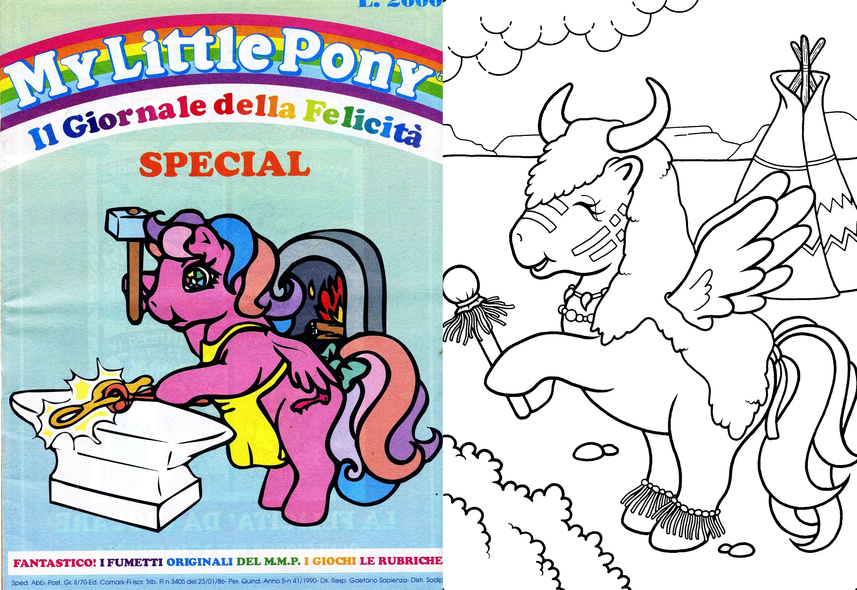 Vintage 1960's 70's Little Pony & Play Together Retro Childrens Coloring  Books UNUSED / Paper Ephemera / Activity Books for Children 