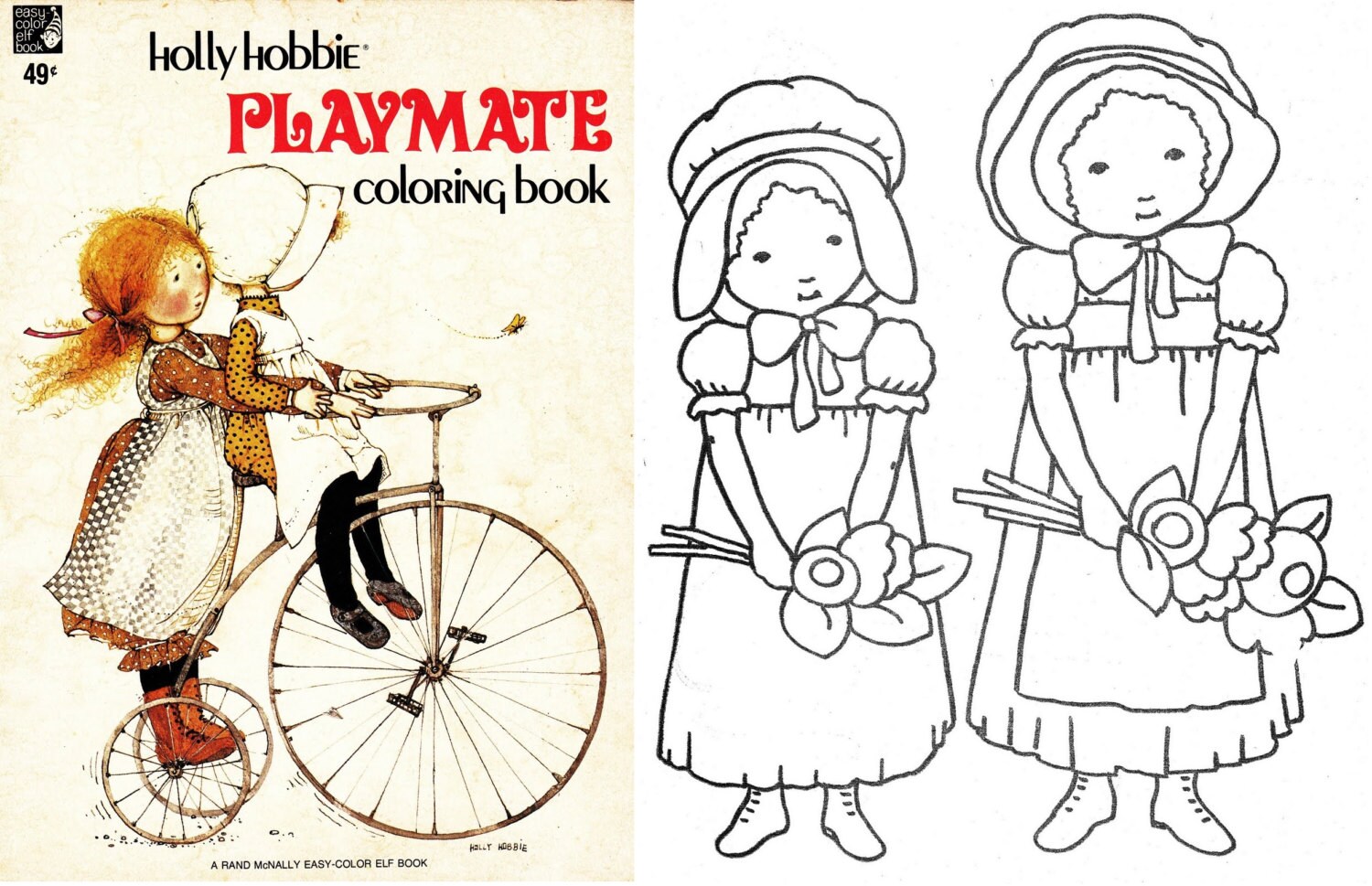 OFFER 4 Holly Hobbie coloring books printable coloring | Etsy