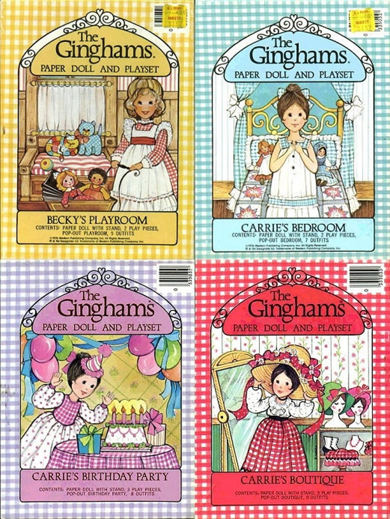 OFFER 19 the Ginghams Vintage Books Paper Dolls Printable - Etsy