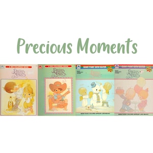 OFFER!! Precious Moments 4 Vintage coloring books, cute a lovely, instant download, PDF format +300 pages