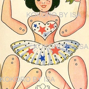 14 pupazzi di carta, bambole di carta, bambole di carta vintage, modello ebook, download istantaneo, PDF (A1)