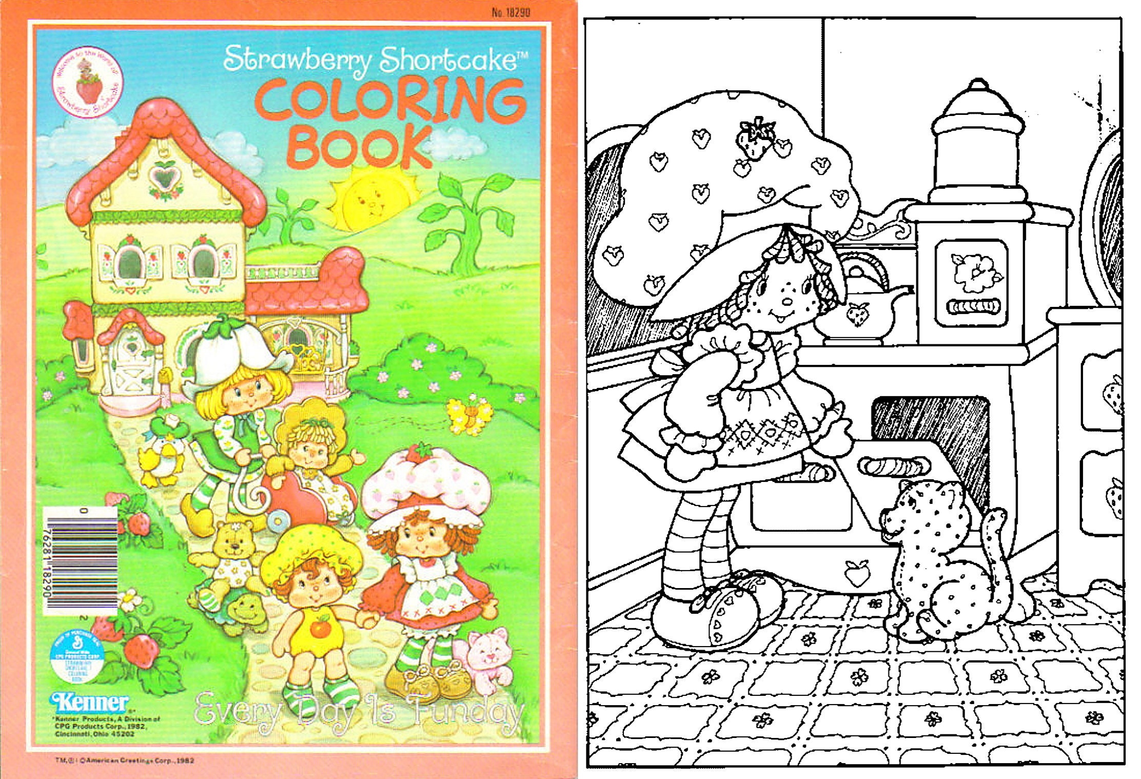 Strawberry Shortcake Coloring Book Berry Cool & Fun