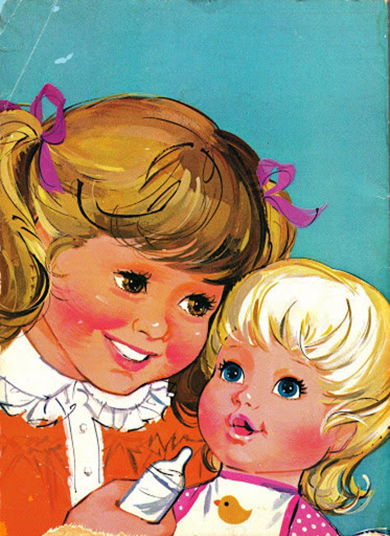 Baby Alive Coloring Book, 1976 Wisconsin, Instant Download, PDF Format ...