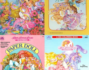 洋書 Lady Lovely Locks: Vintage 1987 Lady Lovely Locks PILLOW CASE Pixietales RARE