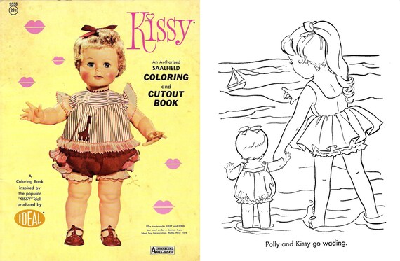 Download Offer 5 Little Baby Dolls Coloring Books 60 S Etsy