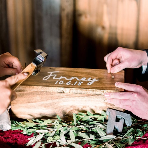 Personalized Unity Ceremony Wedding Ceremony Wine Box Etsy
