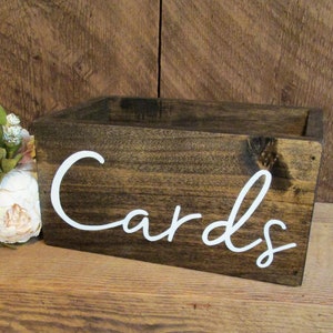 Rustic wooden cards box, wedding card holder, baby shower decor, bridal shower decoration, Christmas card storage, kitchen farm home decor, baby shower decor, wedding card box, graduation card box