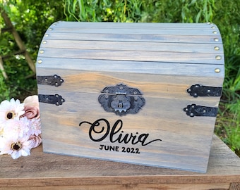 Class of 2026 Graduate Gift - Personalized Graduation Keepsake Gift - Dorm Room Storage - Graduate Keepsake Gift - Graduation Card Box